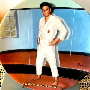 Vintage Elvis Presley Plate #12 “Going For the Black Belt”